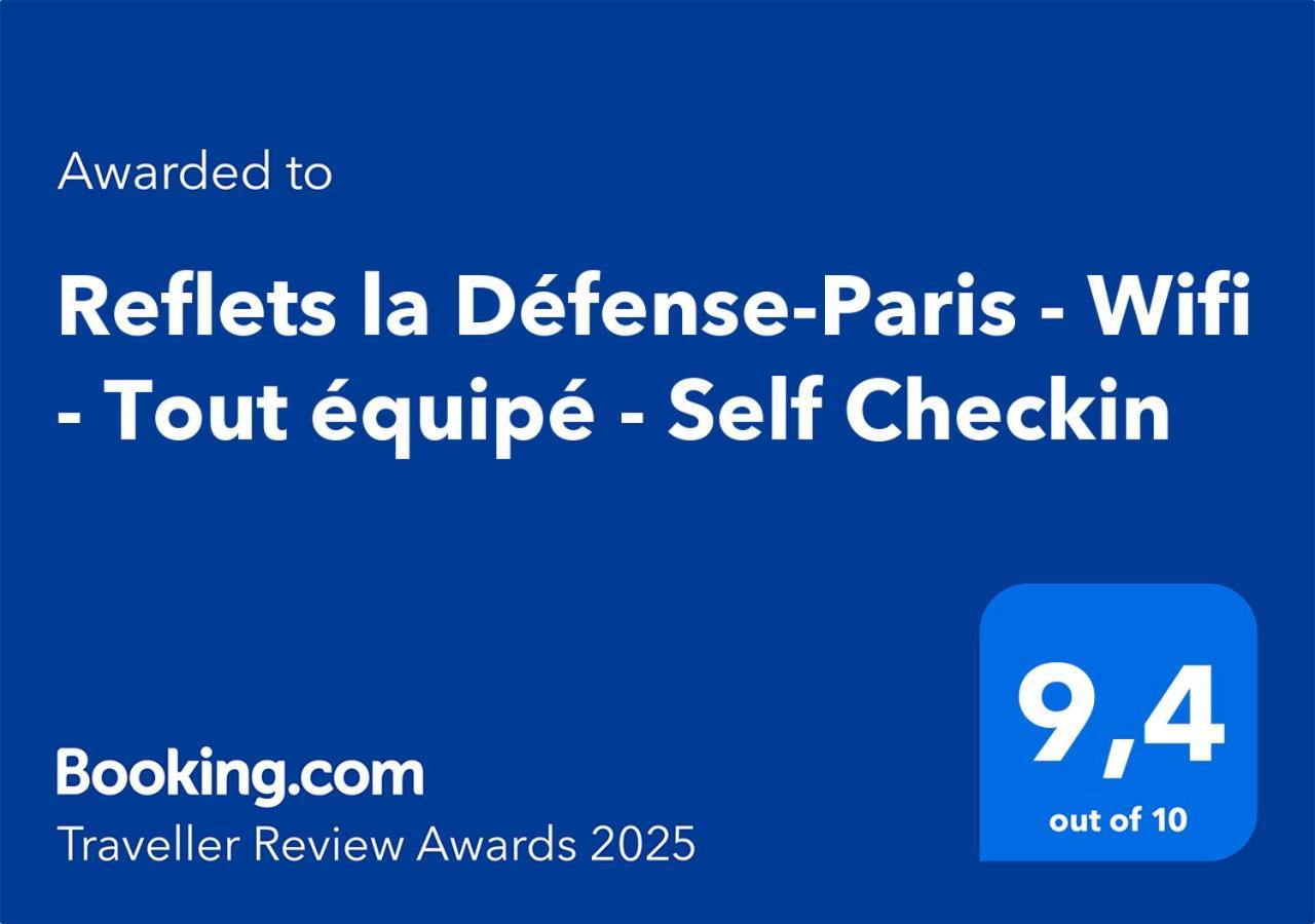 בואה-קולומב Reflets La Defense-Paris - Wifi - Tout Equipe - Self Checkin מראה חיצוני תמונה